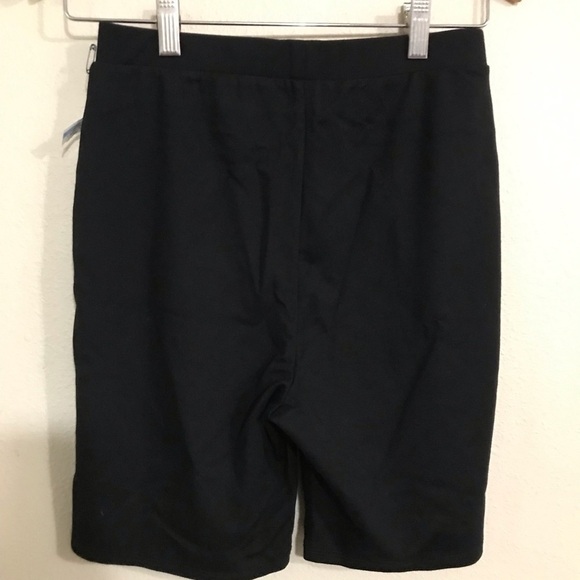 Something Navy black leggings shorts Viking high rise NWT Sz S workout Athletic - Picture 2 of 4